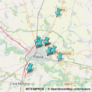 Mappa Via Lorenzo Cassani, 27100 Pavia PV, Italia (2.66231)
