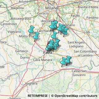 Mappa Via Lorenzo Cassani, 27100 Pavia PV, Italia (8.971)