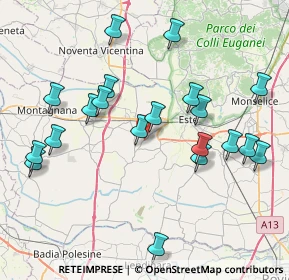 Mappa Via Boschette, 35045 Ospedaletto Euganeo PD, Italia (8.485)