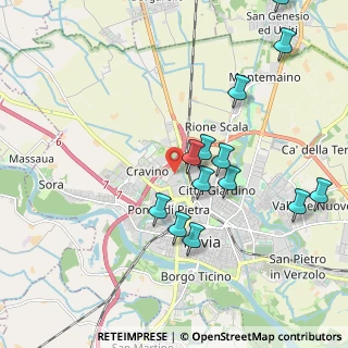 Mappa Strada Privata Campeggi, 27100 Pavia PV, Italia (2.07615)