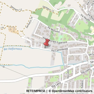 Mappa Via Commenda, 40, 10088 Volpiano, Torino (Piemonte)