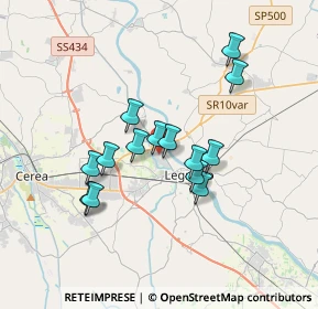 Mappa Via Tommaso Tittoni, 37045 Legnago VR, Italia (2.87286)