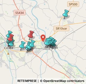 Mappa Via Tommaso Tittoni, 37045 Legnago VR, Italia (3.91)