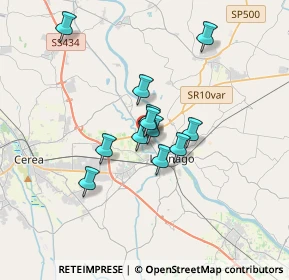 Mappa Via Tommaso Tittoni, 37045 Legnago VR, Italia (2.45583)