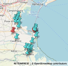 Mappa Via Nicolò Zeno, 30015 Chioggia VE, Italia (15.211)