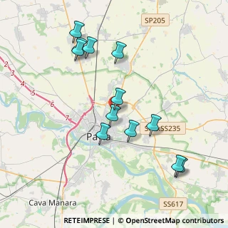 Mappa Via Treves, 27100 Pavia PV, Italia (3.95917)