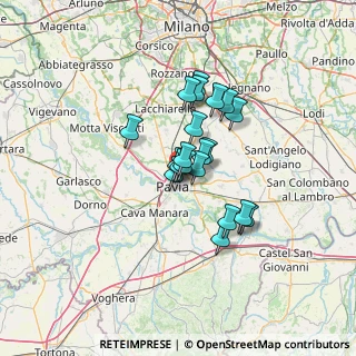 Mappa Via Treves, 27100 Pavia PV, Italia (9.0455)