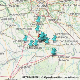 Mappa Via Treves, 27100 Pavia PV, Italia (7.92533)