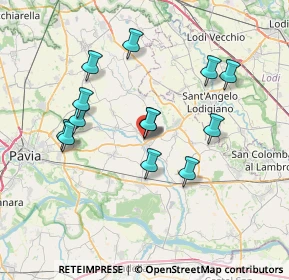 Mappa Via Vistarino, 27010 Copiano PV, Italia (6.72615)