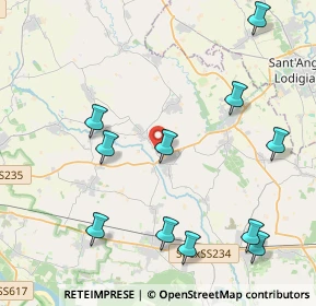 Mappa Via Vistarino, 27010 Copiano PV, Italia (4.89273)