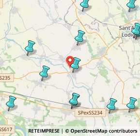 Mappa Via Vistarino, 27010 Copiano PV, Italia (6.025)