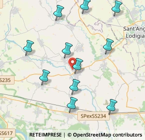 Mappa Via Vistarino, 27010 Copiano PV, Italia (4.31273)