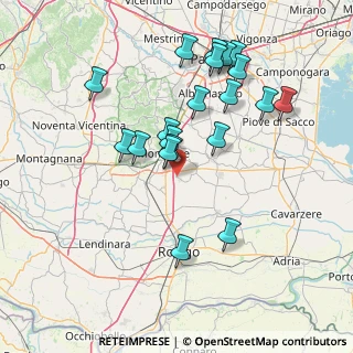 Mappa Via Falcone e Borsellino, 35020 Pozzonovo PD, Italia (14.802)