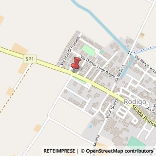 Mappa Strada francesca ovest, 46040 Rodigo, Mantova (Lombardia)