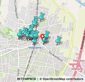 Mappa Piazza Madonna delle Grazie, 10088 Volpiano TO, Italia (0.319)