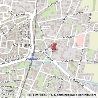 Mappa Piazza Madonna delle Grazie,  18, 10088 Volpiano, Torino (Piemonte)
