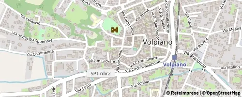 Mappa Volpiano