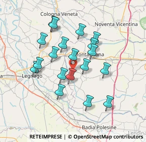 Mappa Via S. Salvaro, 35040 Urbana PD, Italia (6.34842)