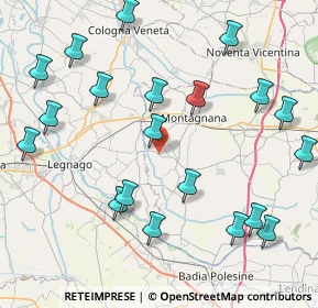 Mappa Via S. Salvaro, 35040 Urbana PD, Italia (9.7815)
