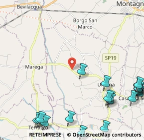 Mappa Via S. Salvaro, 35040 Urbana PD, Italia (3.3135)