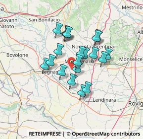 Mappa Via S. Salvaro, 35040 Urbana PD, Italia (10.3215)