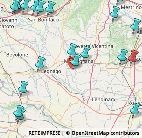 Mappa Via S. Salvaro, 35040 Urbana PD, Italia (25.507)