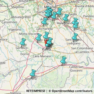 Mappa Via Umberto Olevano, 27100 Pavia PV, Italia (15.5885)