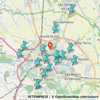 Mappa Via Umberto Olevano, 27100 Pavia PV, Italia (2.10438)