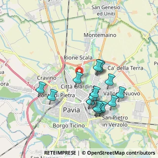 Mappa Via Umberto Olevano, 27100 Pavia PV, Italia (1.7425)