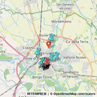 Mappa Via Umberto Olevano, 27100 Pavia PV, Italia (1.671)