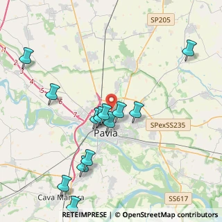 Mappa Via Umberto Olevano, 27100 Pavia PV, Italia (4.36846)