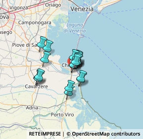 Mappa Via Rebosola, 30015 Chioggia VE, Italia (7.4555)