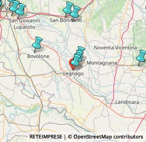 Mappa Via Bachelet V, 37045 Legnago VR, Italia (28.44118)