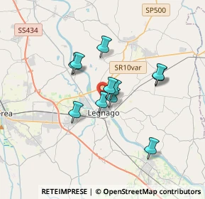 Mappa Via Bachelet V, 37045 Legnago VR, Italia (2.61273)