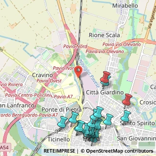 Mappa Via Alessandro Brambilla, 27100 Pavia PV, Italia (1.5425)