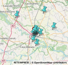 Mappa Viale Brambilla, 27100 Pavia PV, Italia (3.72214)
