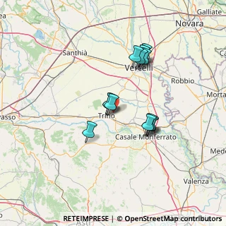 Mappa Cascina Campeggia, 13039 Trino VC, Italia (11.60857)