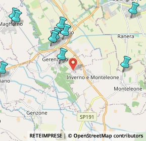 Mappa Via Inverno, 27010 Inverno e Monteleone PV, Italia (3.22357)