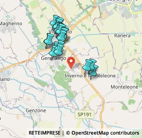 Mappa Via Inverno, 27010 Inverno e Monteleone PV, Italia (1.5625)