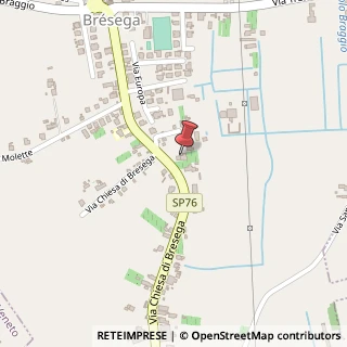 Mappa Via Chiesa di Bresega, 66A, 35040 Ponso, Padova (Veneto)