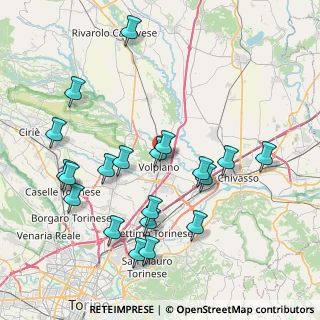 Mappa Strada Comunale Del Prono, 10088 Volpiano TO, Italia (8.5695)