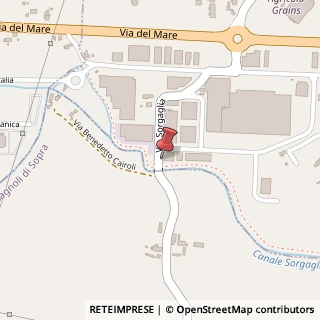 Mappa Via Sorgaglia, 29, 35020 Arre, Padova (Veneto)