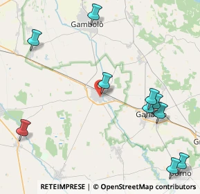 Mappa Via Trieste, 27020 Tromello PV, Italia (5.53455)