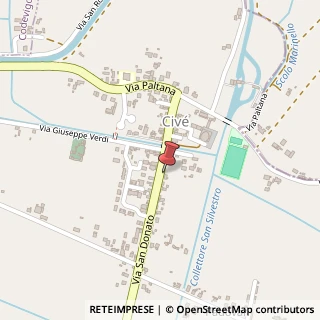 Mappa Via San Donato, 35, 35020 Correzzola, Padova (Veneto)