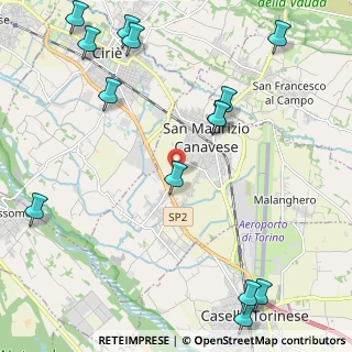 Mappa Via Generale dalla Chiesa, 10077 San Maurizio Canavese TO, Italia (2.92857)