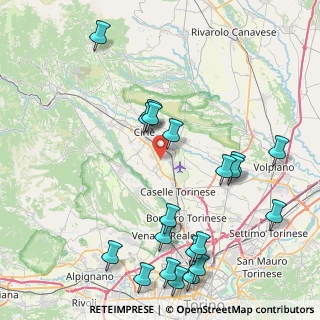 Mappa Via Generale dalla Chiesa, 10077 San Maurizio Canavese TO, Italia (10.0695)