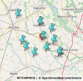 Mappa Via Pasubio, 27020 Tromello PV, Italia (6.36333)