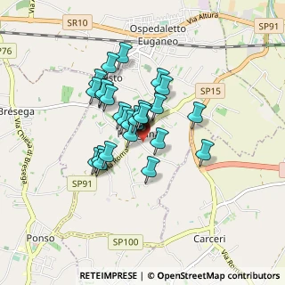 Mappa Via Palugana Lunga Nord, 35045 Ospedaletto Euganeo PD, Italia (0.58276)