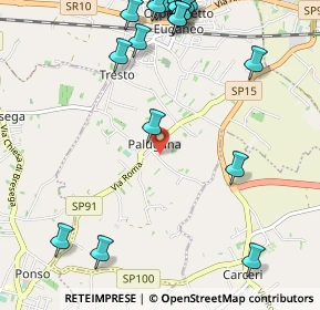 Mappa Via Palugana Lunga Nord, 35045 Ospedaletto Euganeo PD, Italia (1.465)