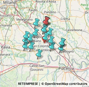 Mappa Via Guido Rossa, 26812 Borghetto Lodigiano LO, Italia (9.9895)